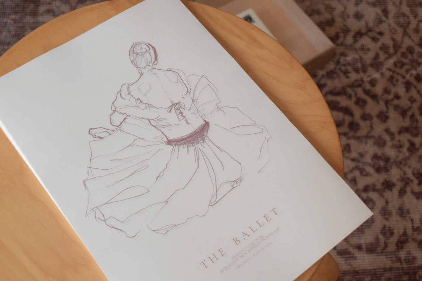 「THE BALLET」イラストカードセット6枚同封