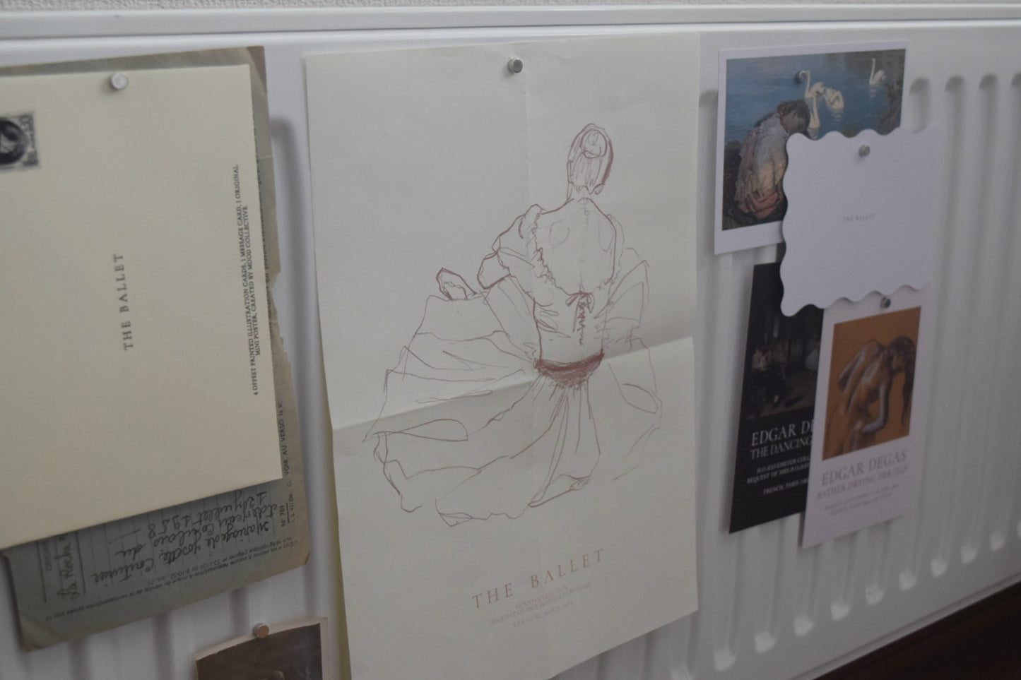 「THE BALLET」イラストカードセット6枚同封