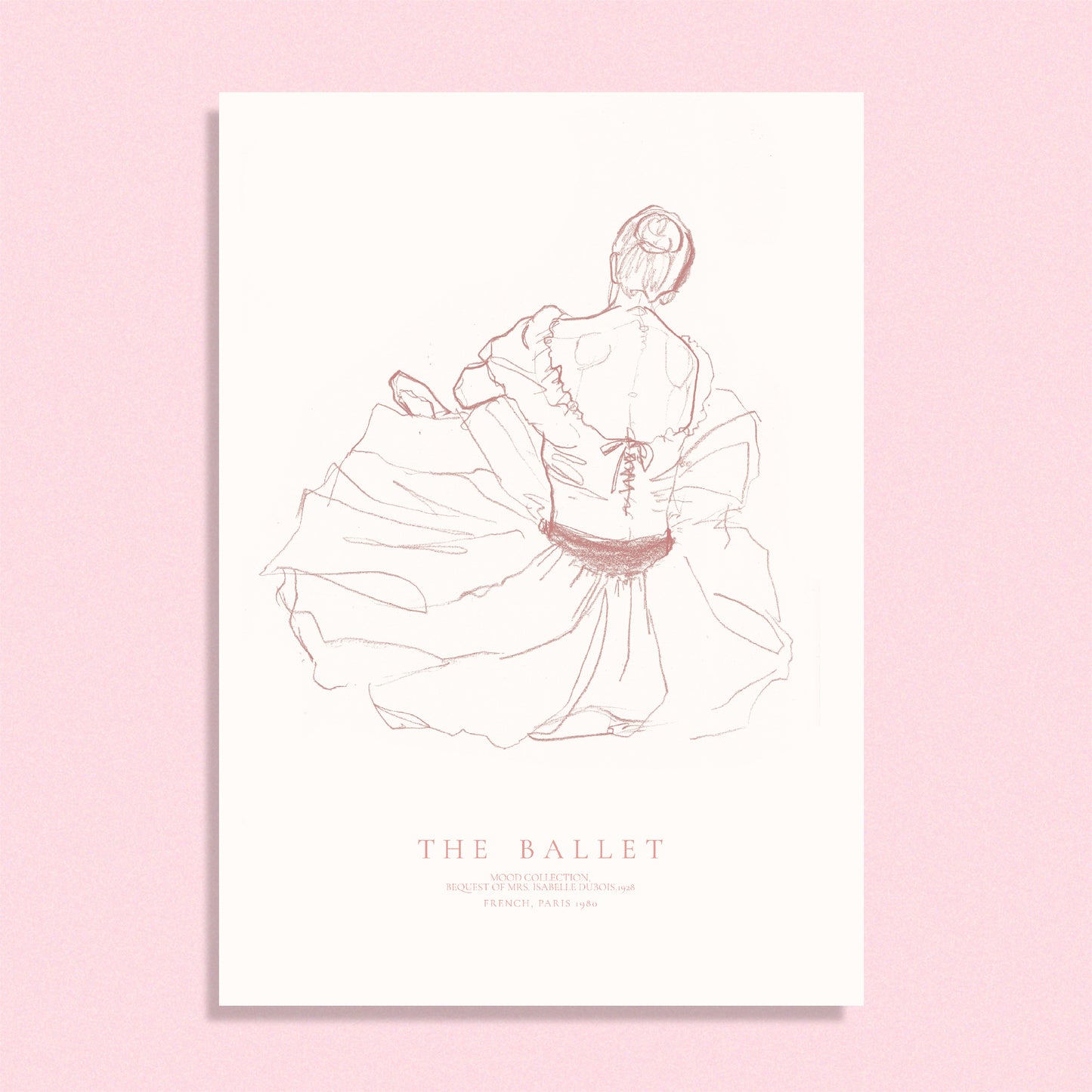 「THE BALLET」イラストカードセット6枚同封