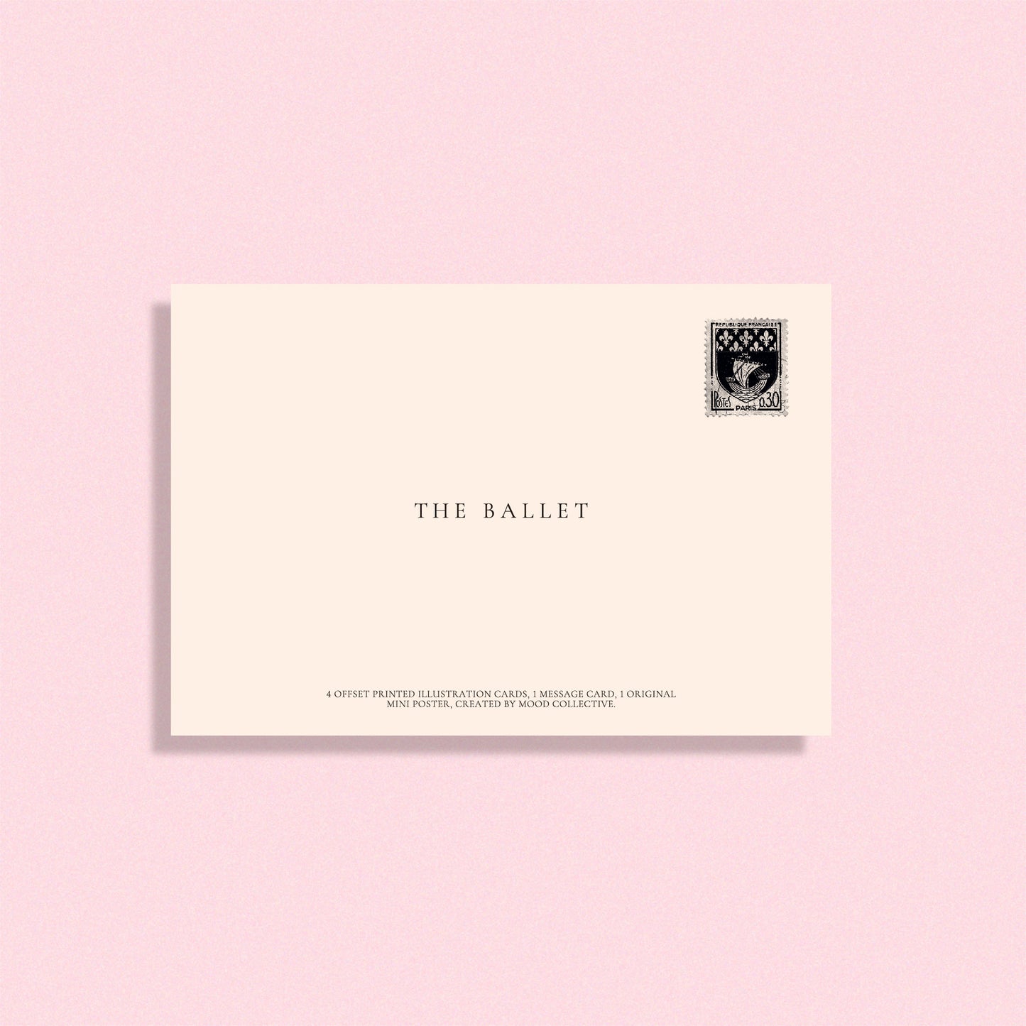 「THE BALLET」イラストカードセット6枚同封