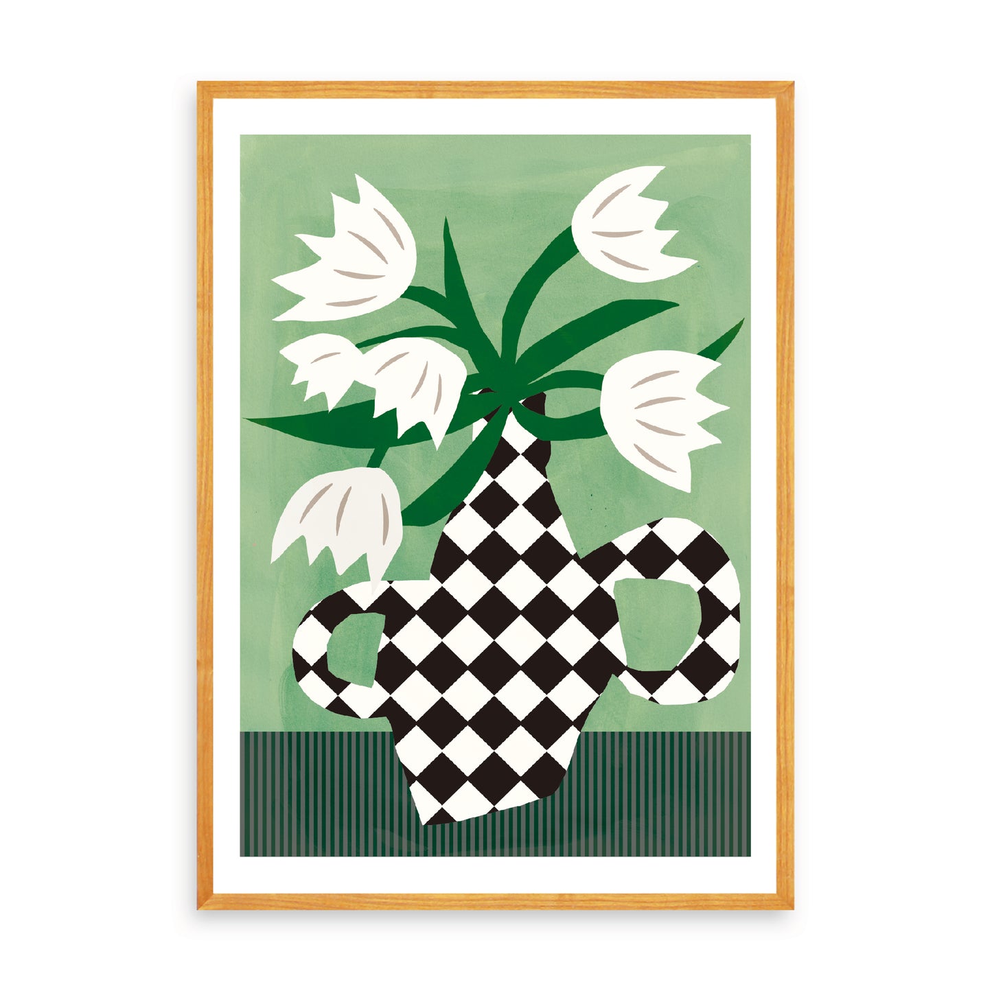 Flower pot (green)