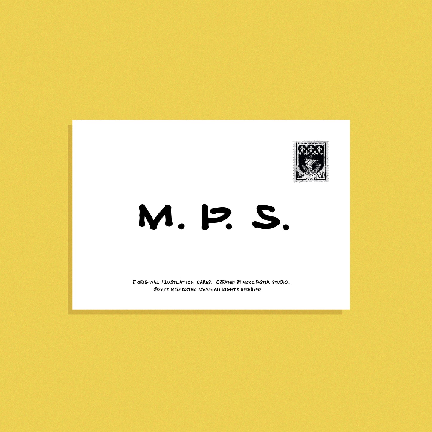 「ZINE」イラストカードセット5枚同封